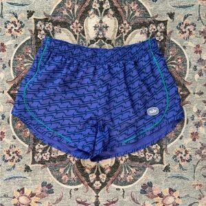 Nike Blue-Purple Dri-FIT Athletic Shorts